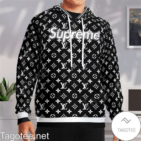 supreme hoodie wit met louis vuitton|louis vuitton supreme monogram.